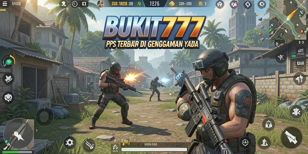 Gameplay intens BUKIT777 dengan aksi luar biasa dalam mode FPS.