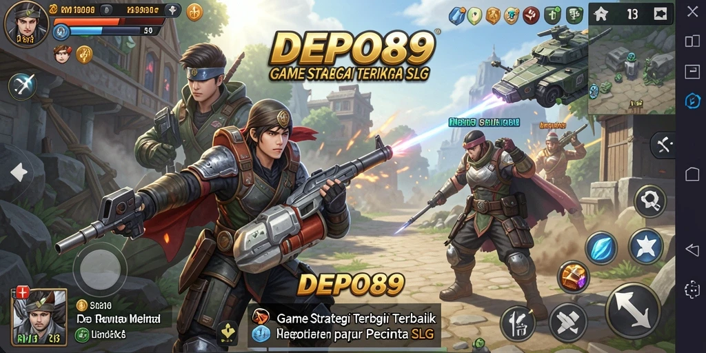 Tampilan gameplay menarik dari DEPO89 yang memukau.