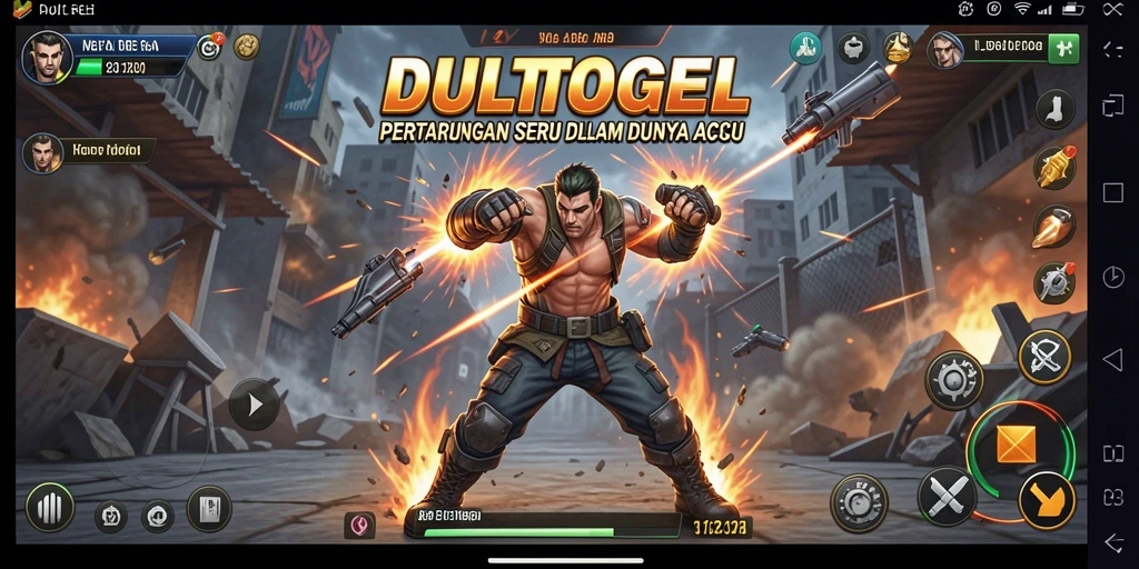 Tangkapan layar DULTOGEL menampilkan aksi pertarungan yang mendebarkan.