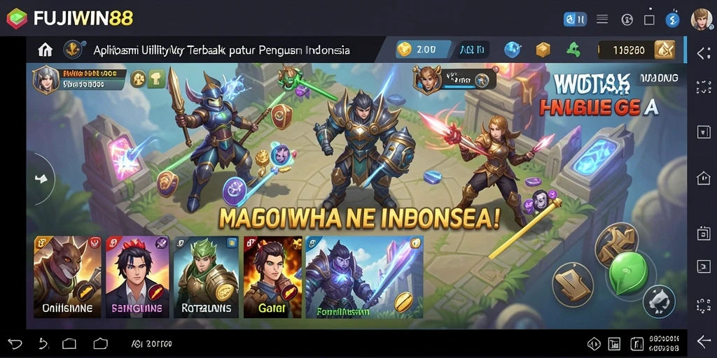 Tampilan intuitif FUJIWIN88 dengan fitur pengingat yang jelas.