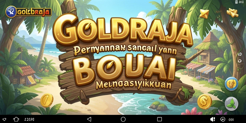 Tangkapan layar gameplay GOLDRAJA menampilkan momen seru dalam permainan Casual.
