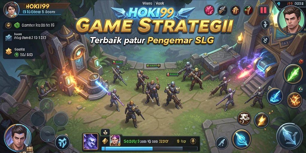 Tangkapan layar gameplay HOKI99 menunjukkan pertempuran strategi yang seru.