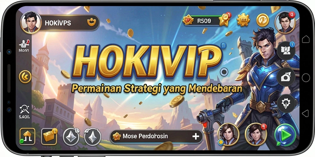 Tampilan dinamis dari permainan strategi HOKIVIP dengan aksi mendebarkan.