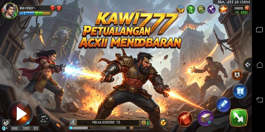 Tangkapan layar epic dari aksi mendebarkan KAWI777.