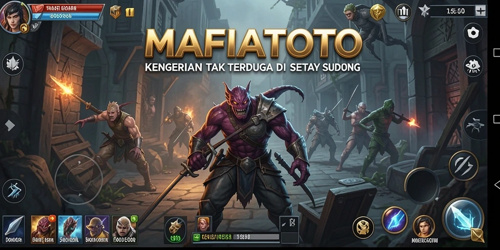Tangkapan layar momen menakutkan dalam MAFIATOTO dengan suasana gelap.