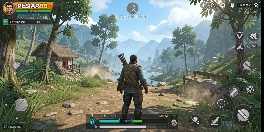 Tampilan gameplay PESIAR88 yang menakjubkan dalam dunia Open World.