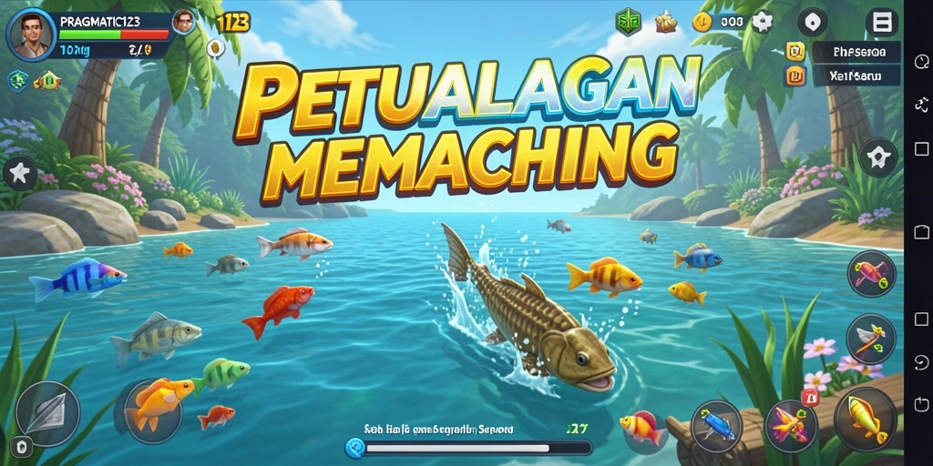 Tangkapan layar menunjukkan aksi seru dalam gameplay Tembak Ikan.