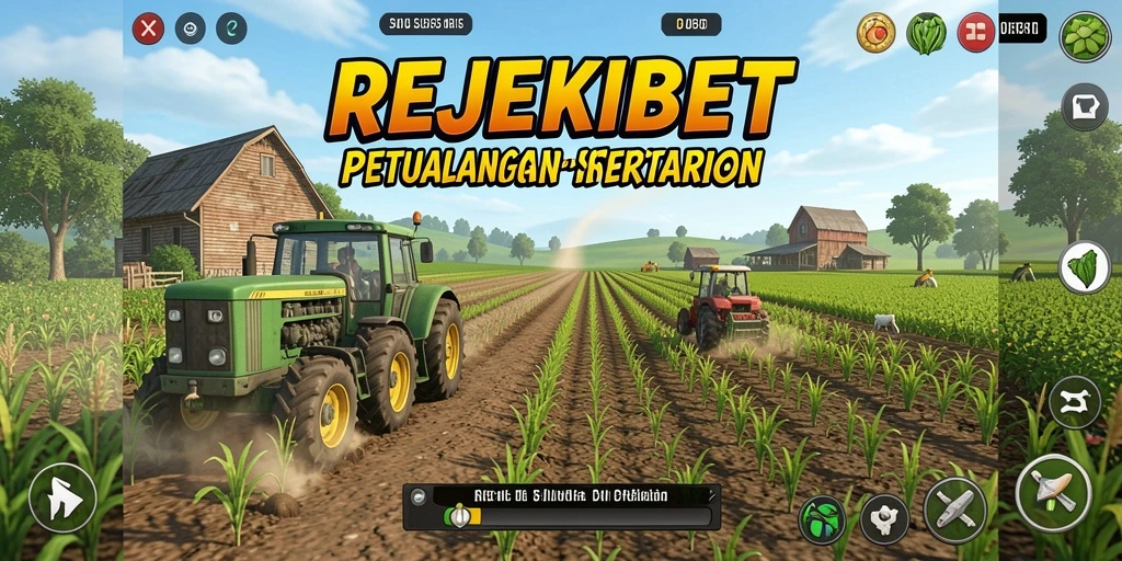 Tampilan menarik gameplay pertanian di REJEKIBET