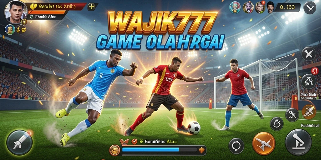 Tampilan gameplay seru dari WAJIK777 yang menonjolkan adu strategi di lapangan.